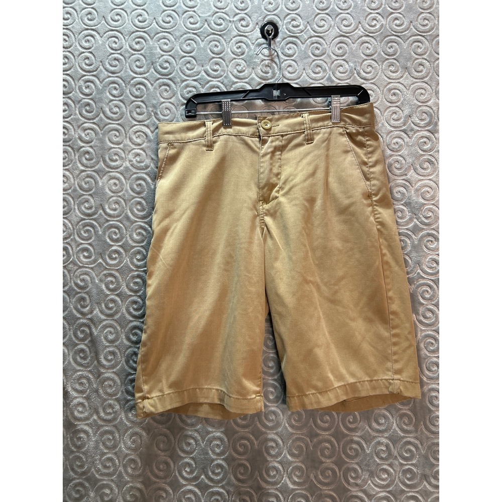 Urban Pipeline Mens Khaki Chino Shorts Flat Front Casual Comfort‎ Size 30